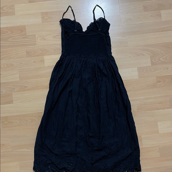 Abercrombie and Fitch Long  Navy Dress - Picture 7 of 8